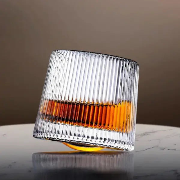 Jogo 6 Copos Whisky de Vidro Com Fundo Esférico