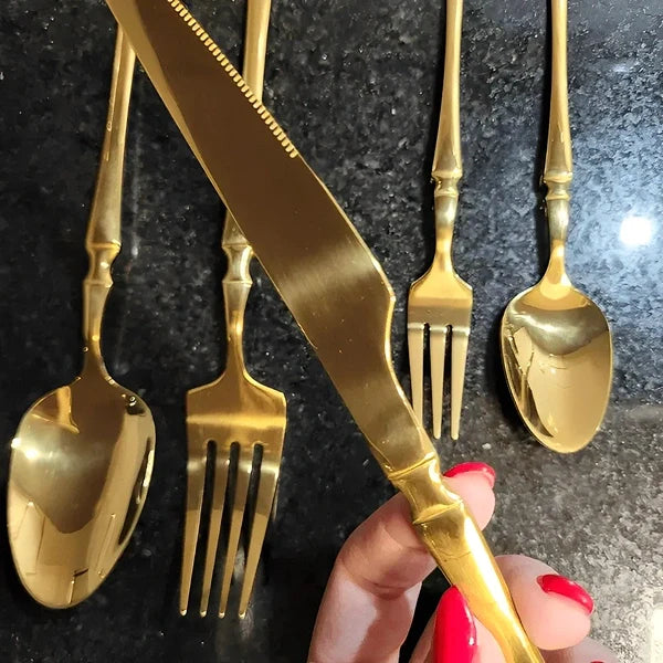 Jogo de Talheres com 60 Peças Roma