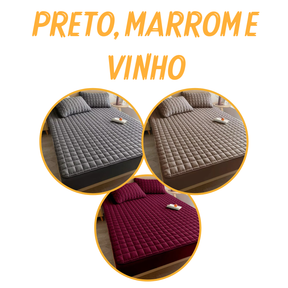 Hydra Soft™ [COMPRE 1, LEVE 3] - Jogo de Cama Impermeável Premium – Capa + 2 Fronhas