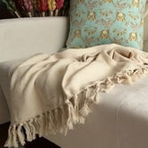 Manta Cobre Colcha Cama Sofá Peseira Algodão Com Franja Cartier