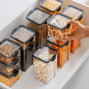 Kit Potes Herméticos Porto de 7 peças + Brinde