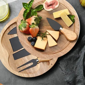 Tabua com Utensílios para Frios com Presente (+Aerador para Vinhos)  Estrasburgo