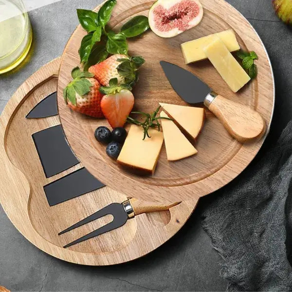 Tabua com Utensílios para Frios com Presente (+Aerador para Vinhos)  Estrasburgo