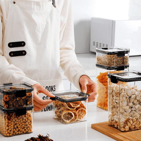 Kit Potes Herméticos Porto de 7 peças + Brinde