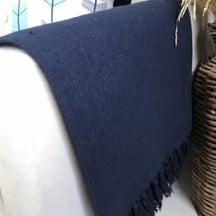 Manta Cobre Colcha Cama Sofá Peseira Algodão Com Franja Cartier