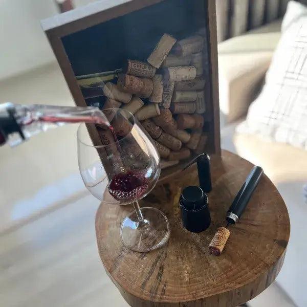 Kit Degustação Vinhos -Compre Aerador e Rolha a Vácuo e Ganhe o Saca-rolhas Pneumático