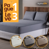 Hydra Soft™ [COMPRE 1, LEVE 3] - Jogo de Cama Impermeável Premium – Capa + 2 Fronhas