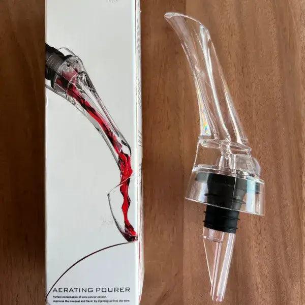 Kit Degustação Vinhos -Compre Aerador e Rolha a Vácuo e Ganhe o Saca-rolhas Pneumático