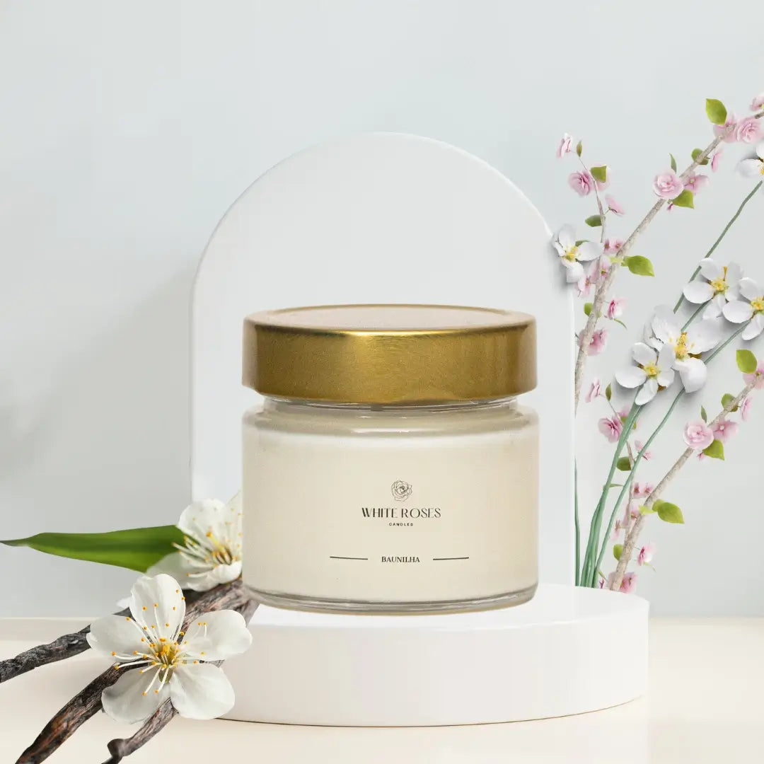Vela Aromática White Roses Candles - 140g