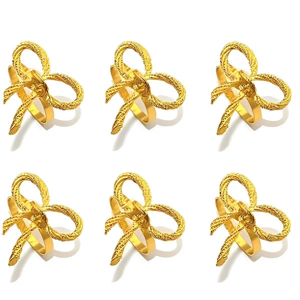 Kit Anéis Guardanapo Madrid de 6 peças