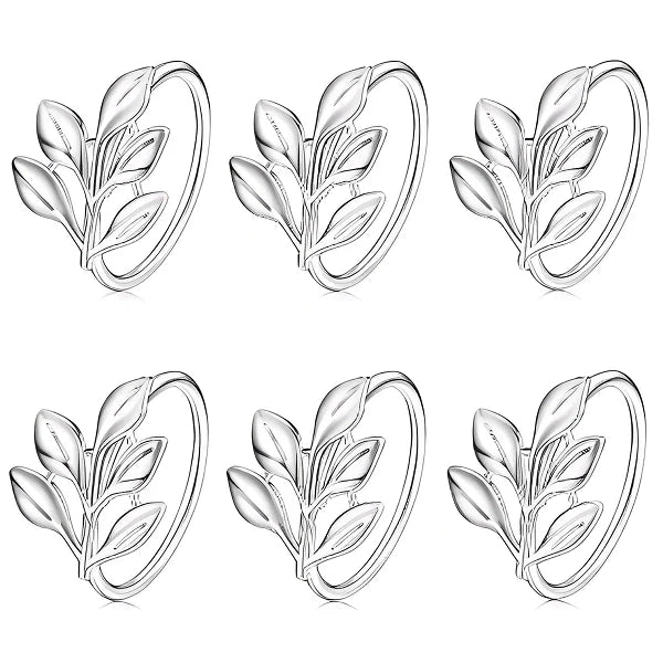 Kit Anéis Guardanapo Madrid de 6 peças