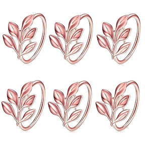 Kit Anéis Guardanapo Madrid de 6 peças