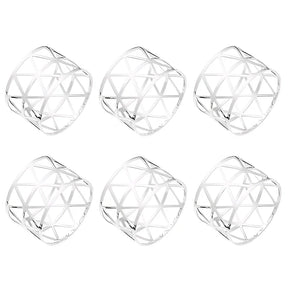 Kit Anéis Guardanapo Madrid de 6 peças