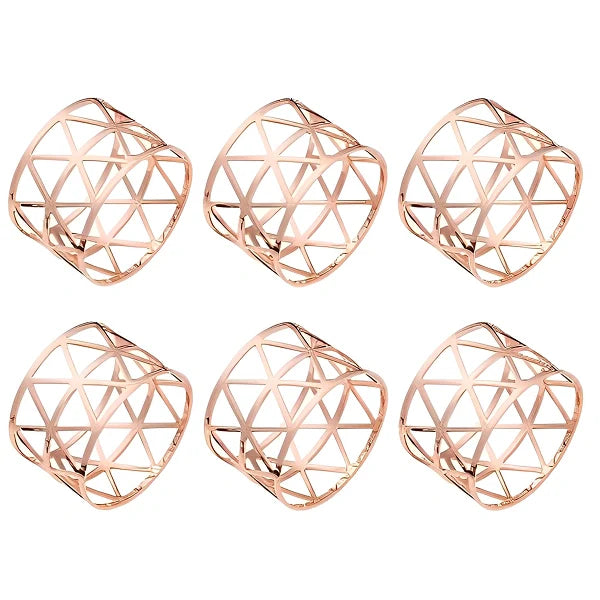 Kit Anéis Guardanapo Madrid de 6 peças