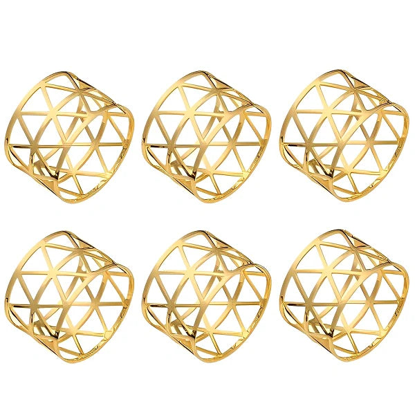 Kit Anéis Guardanapo Madrid de 6 peças