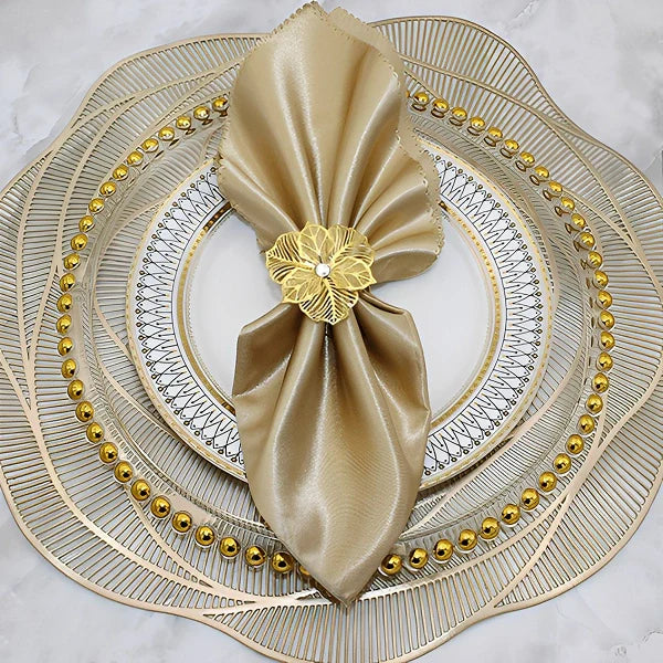 Kit Anéis Guardanapo Madrid de 6 peças