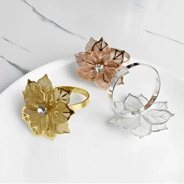 Kit Anéis Guardanapo Madrid de 6 peças