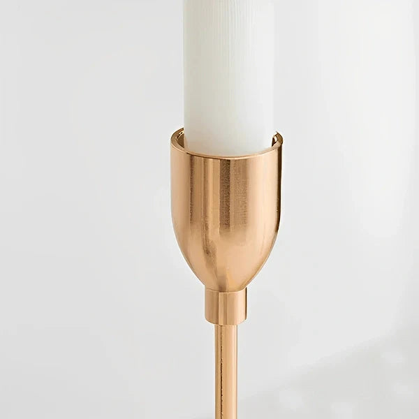 Conjunto Castiçal Minimalista Chartres de 3 peças