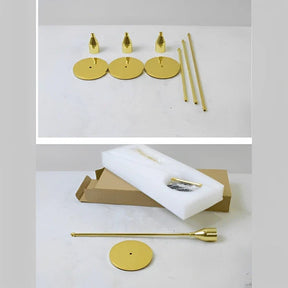 Conjunto Castiçal Minimalista Chartres de 3 peças