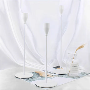 Conjunto Castiçal Minimalista Chartres de 3 peças