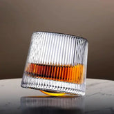 Jogo 6 Copos Whisky de Vidro Com Fundo Esférico