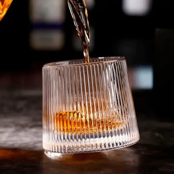 Jogo 6 Copos Whisky de Vidro Com Fundo Esférico