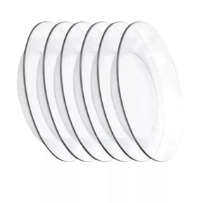 Jogo de Pratos Fundos e Copos de Vidro Arizona 200ml