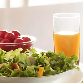 Jogo De 6 Copos Vidro 320ml Bali Quadrado Luxo Transparente