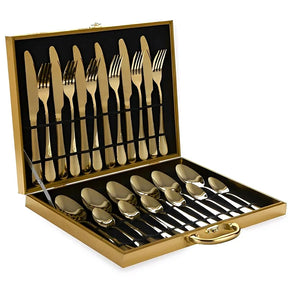 Conjunto Michigan Luxo de 24 peças com Maleta Aveludada