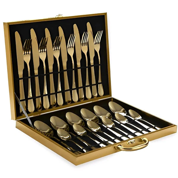 Conjunto Michigan Luxo de 24 peças com Maleta Aveludada