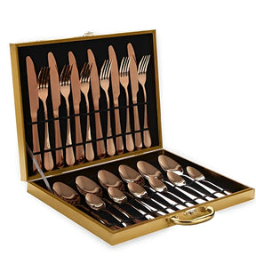 Conjunto Michigan Luxo de 24 peças com Maleta Aveludada