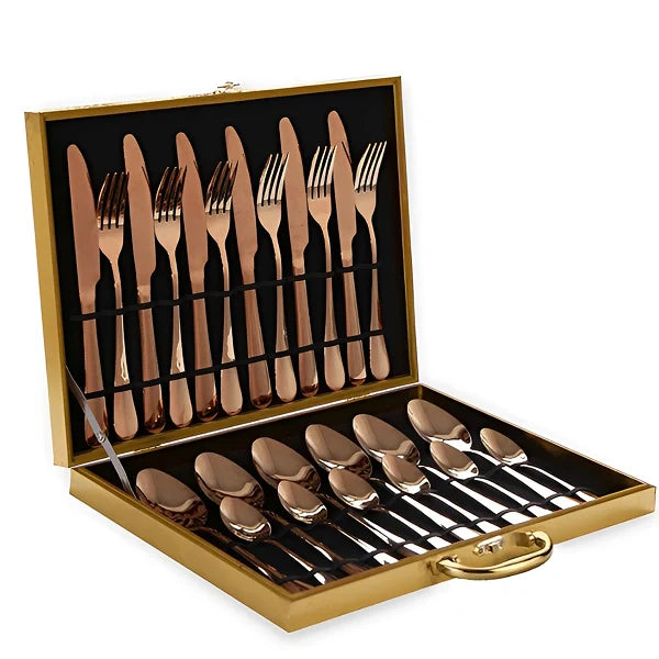 Conjunto Michigan Luxo de 24 peças com Maleta Aveludada