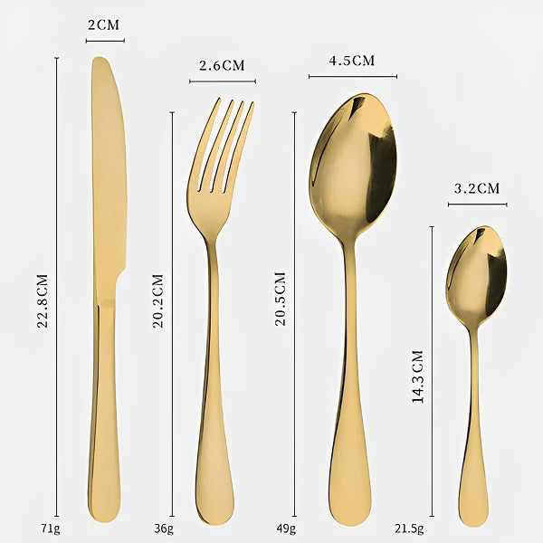 Conjunto Michigan Luxo de 24 peças com Maleta Aveludada