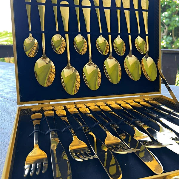 Conjunto Michigan Luxo de 24 peças com Maleta Aveludada