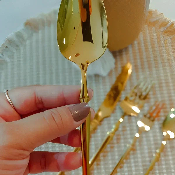 Jogo de Talheres Europeu de 30 Peças Roma