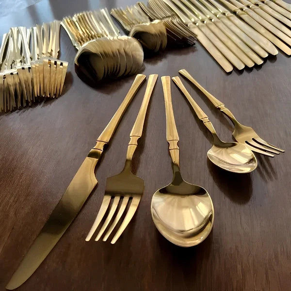 Jogo de Talheres com 60 Peças Roma